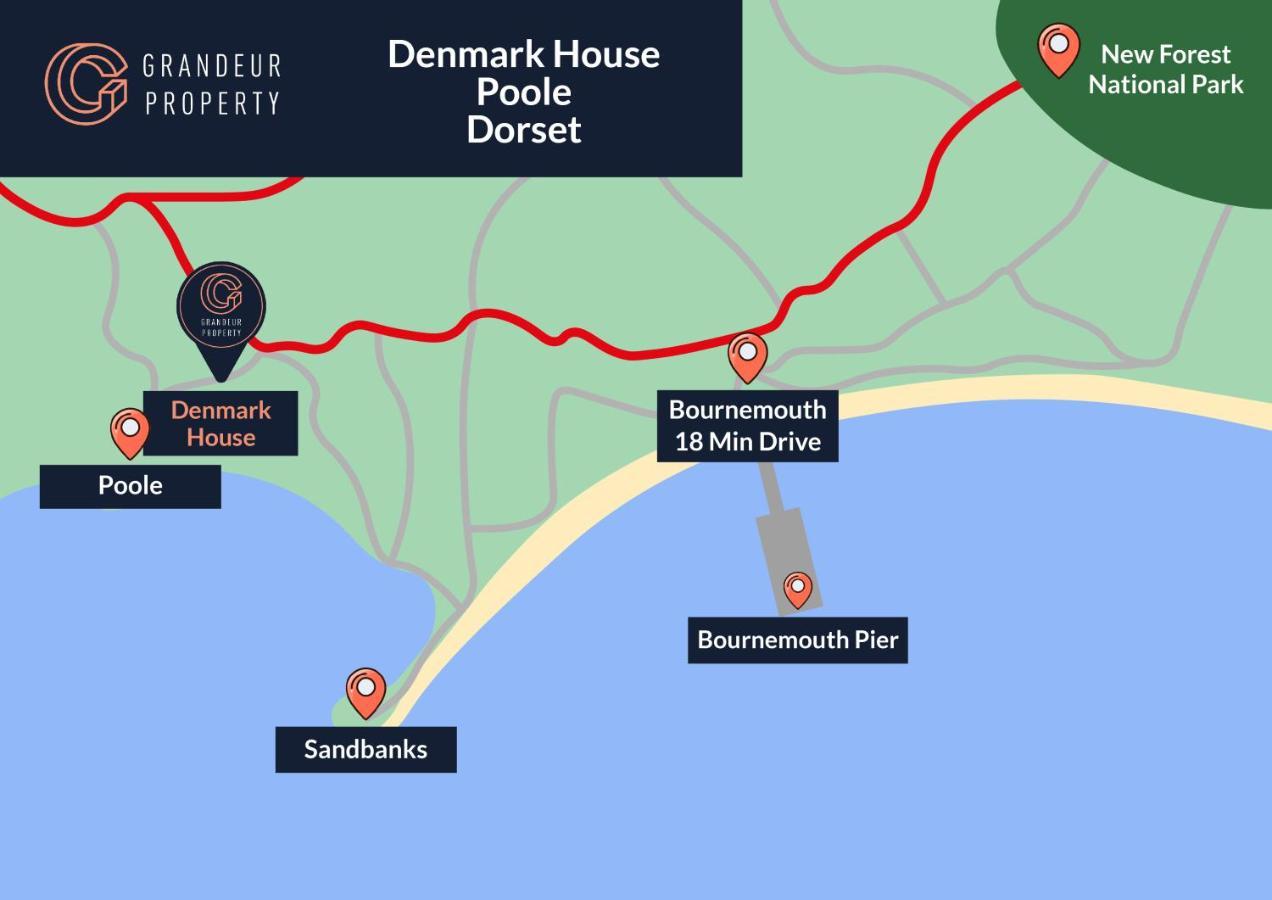 Denmark House By Grandeur Property Villa Poole Exterior foto